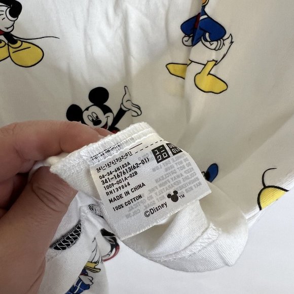 Uniqlo Disney Womens T Shirt Mickey Mouse Donald Duck Crew Neck Short Sleeve Tee - Picture 7 of 9